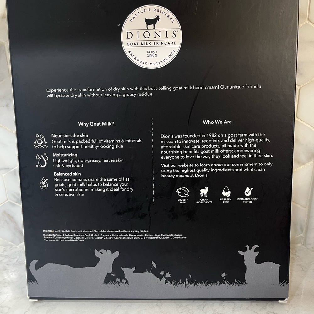 Dionis Goat Milk Hand Cream Set of 8 - Picture 6 of 10